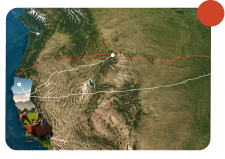 Map graphic with a location marker